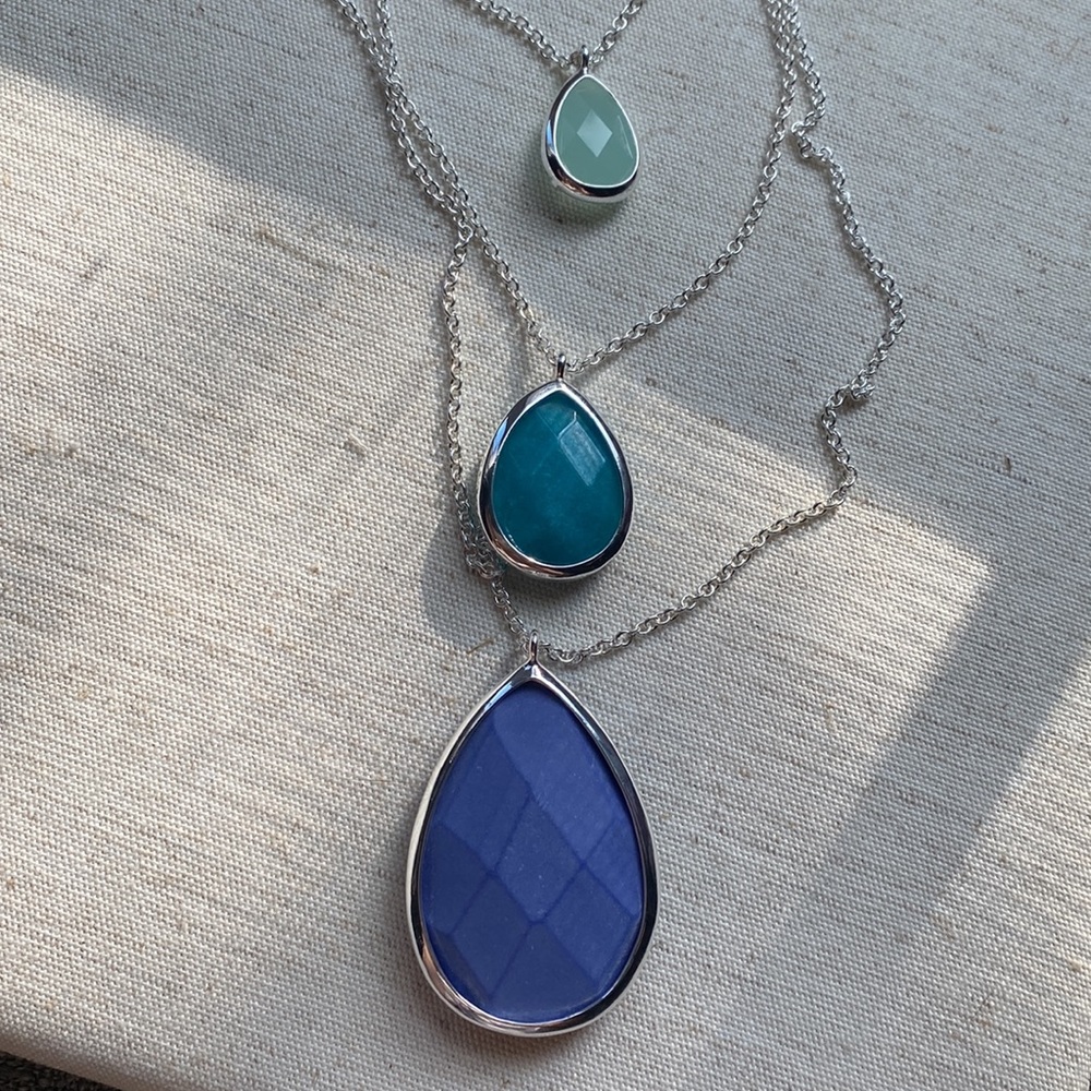 NEW Cloe + Isabel Minaret 3-row convertible necklace